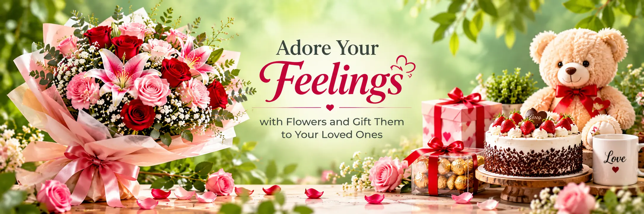 Adore your feelings with flowers and gift them to your loved ones! Adore your feelings with flowers and gift them to your loved ones!