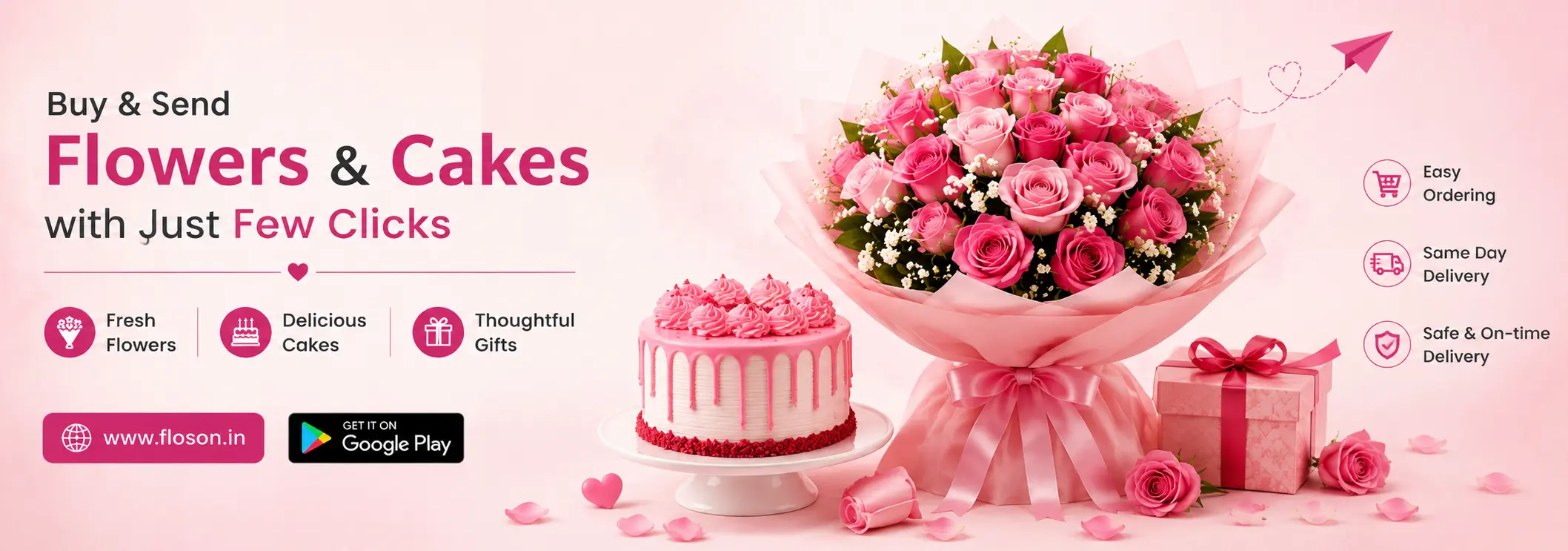 Buy and send flowers & cakes with just few clicks via online stores! Buy and send flowers & cakes with just few clicks via online stores!