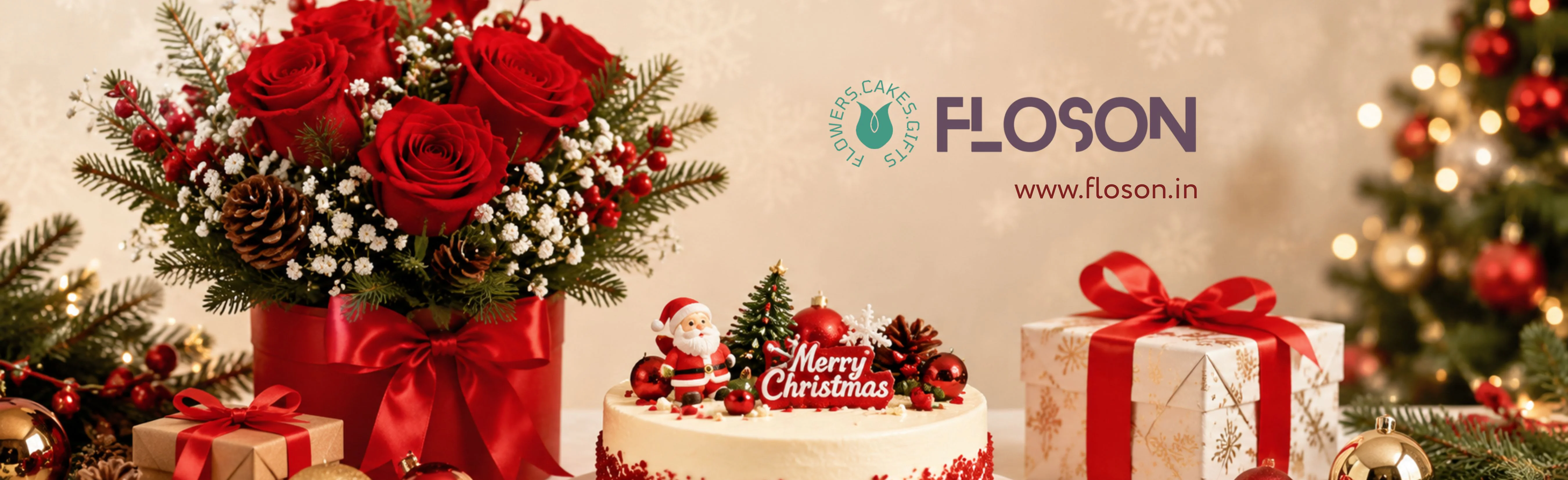 Christmas Bliss: Unwrapping Joy with Flowers and Cake Gifts Online Christmas Bliss: Unwrapping Joy with Flowers and Cake Gifts Online