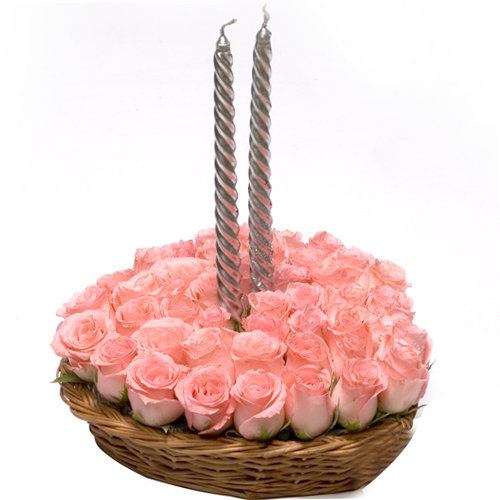 The Allure of Flowers with Basket
