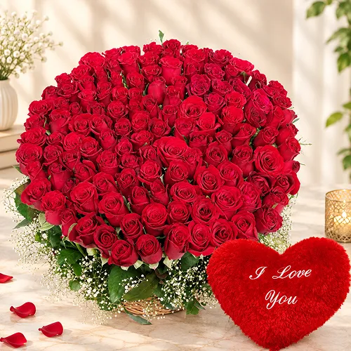 100 Red Roses Bunch 100 Red Roses Bunch