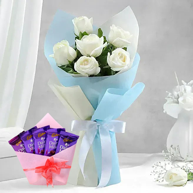 White Roses & Dairy Milk