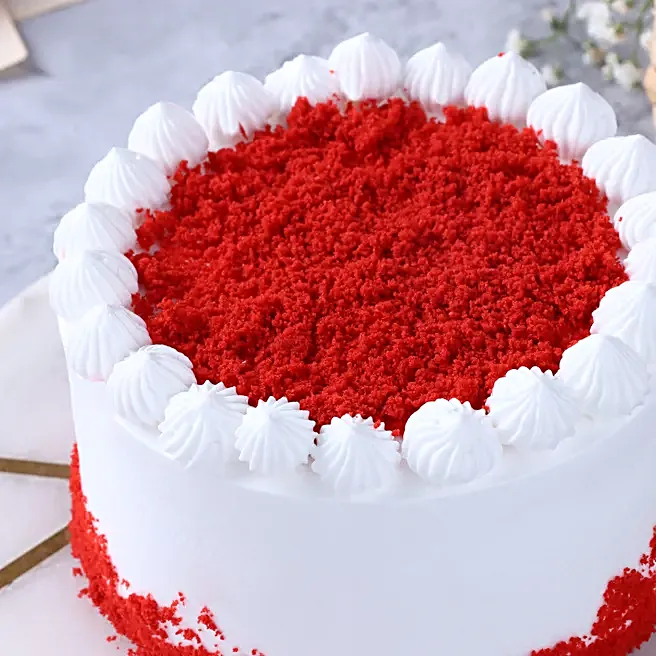 Classic Red Velvet Cream Cake- 250 gm