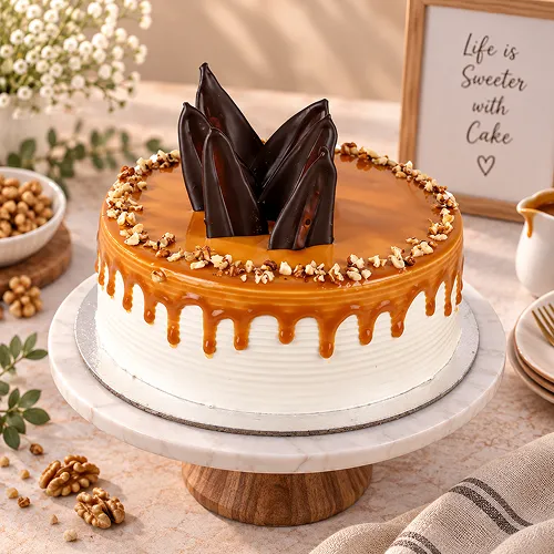 Caramel Walnut Cake- 500 gm Caramel Walnut Cake- 500 gm