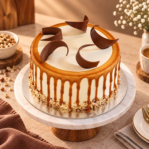 Heavenly Caramel Walnut Cake- 500 gm Heavenly Caramel Walnut Cake- 500 gm