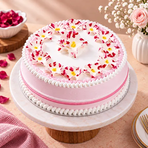 500 gm Strawberry Cake 500 gm Strawberry Cake