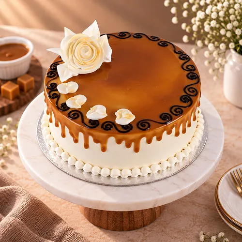 Delicious Caramel Cake- 500 gm Delicious Caramel Cake- 500 gm