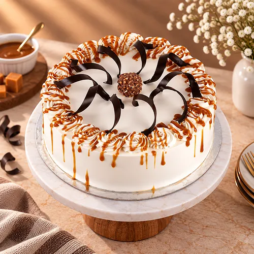 Heavenly Caramel Cream Cake- 500 gm Heavenly Caramel Cream Cake- 500 gm