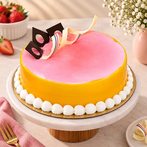 Lychee Mango Cake Lychee Mango Cake