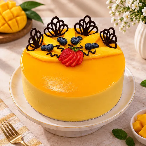 Tempting Mango Cake