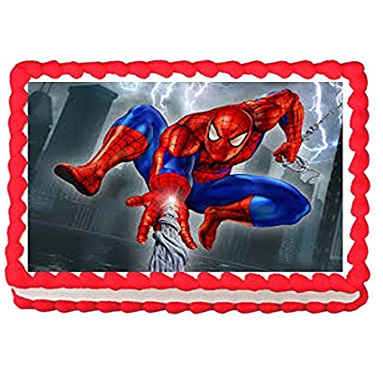 1kg Spiderman Photo Cake 1kg Spiderman Photo Cake