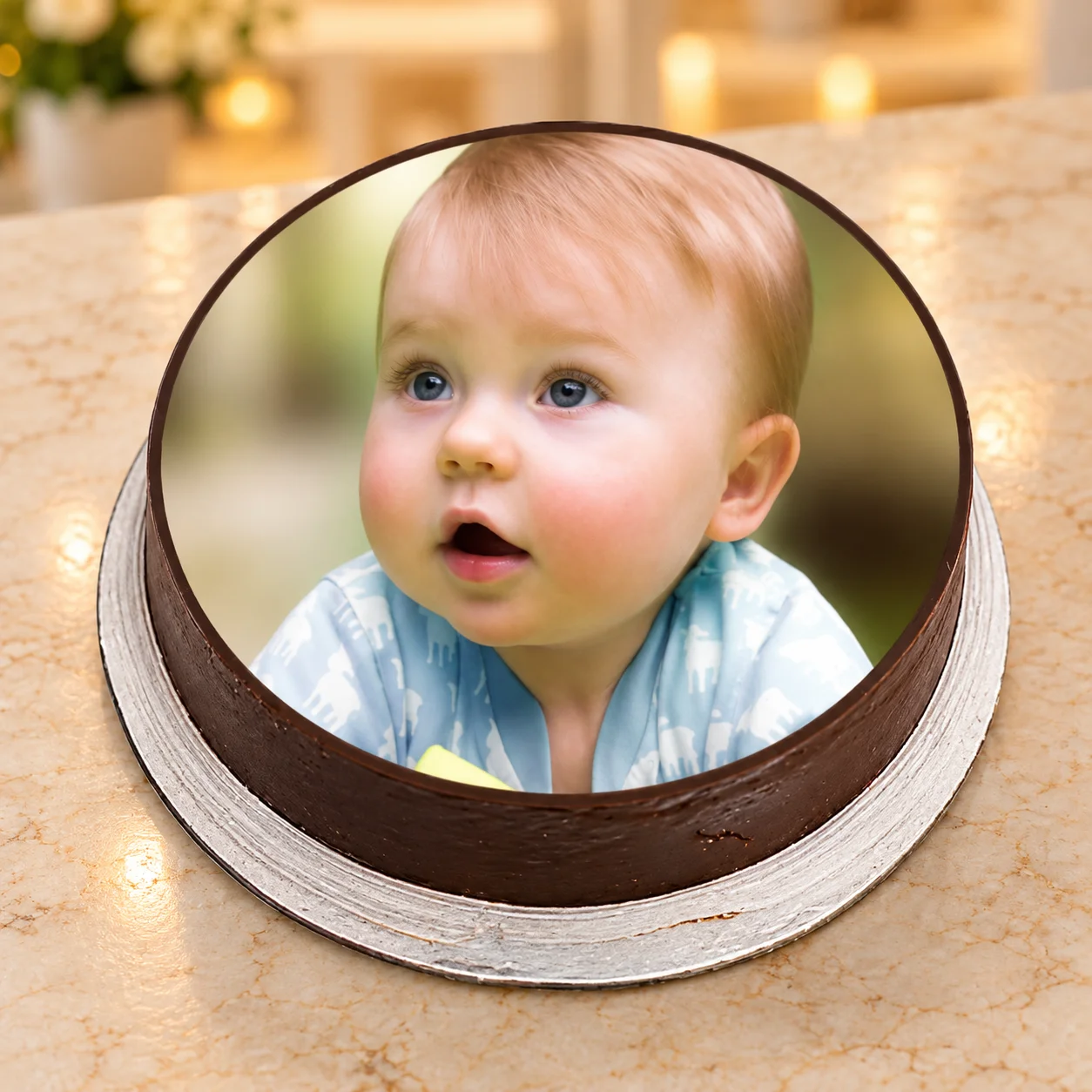 2kg Black Forest Photo Cake