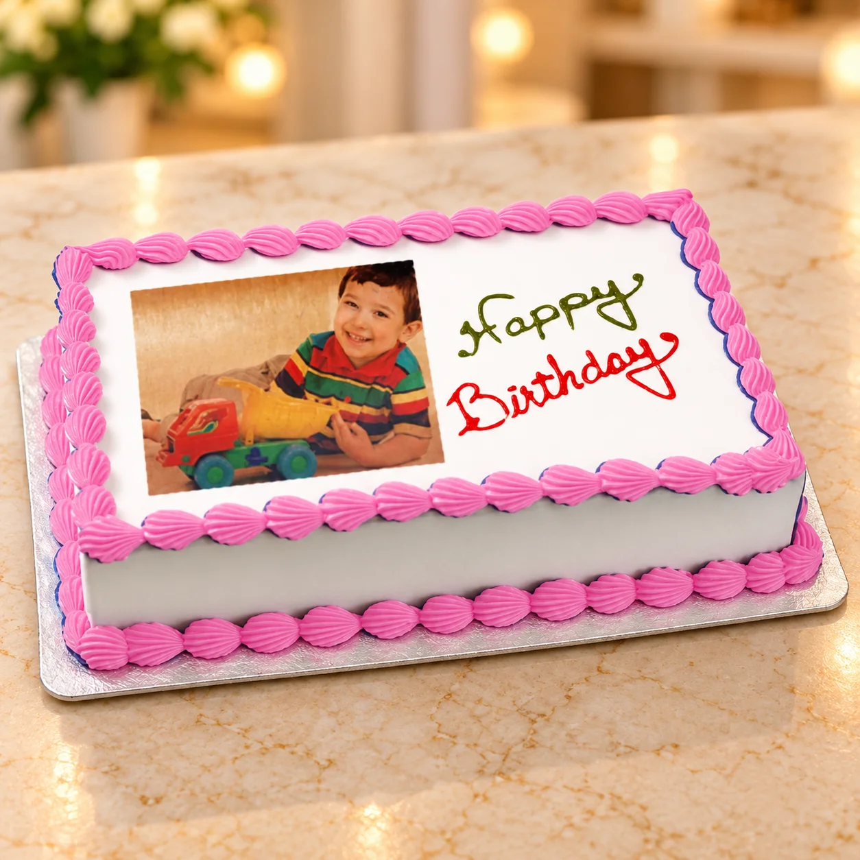 2kg Photo Cake Butterscotch