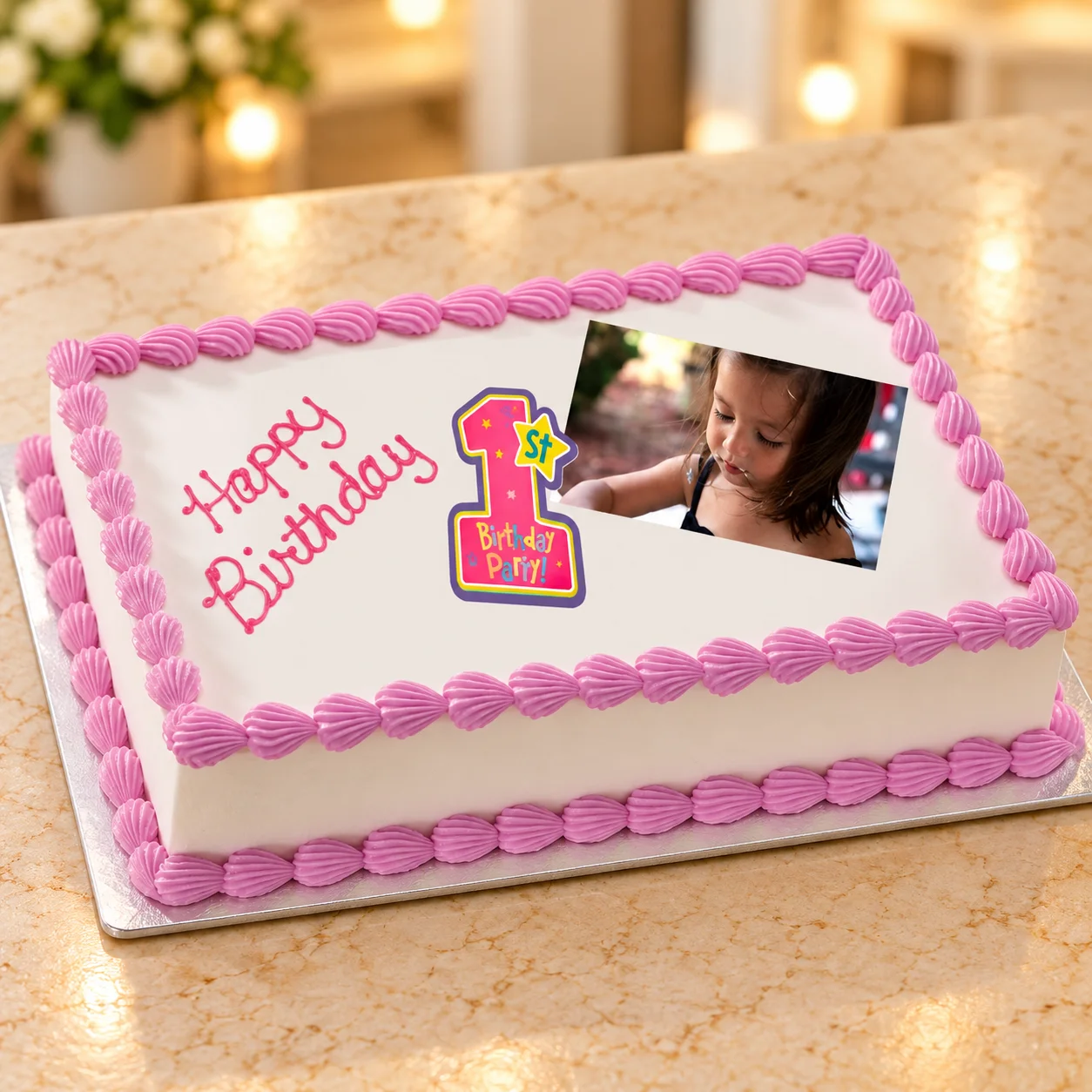 2kg Photo Cake Chocolate Sponge