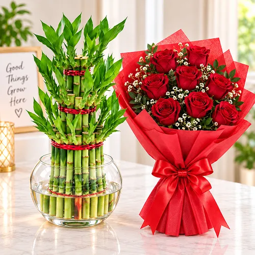 3 Layer Bamboo with Roses 3 Layer Bamboo with Roses