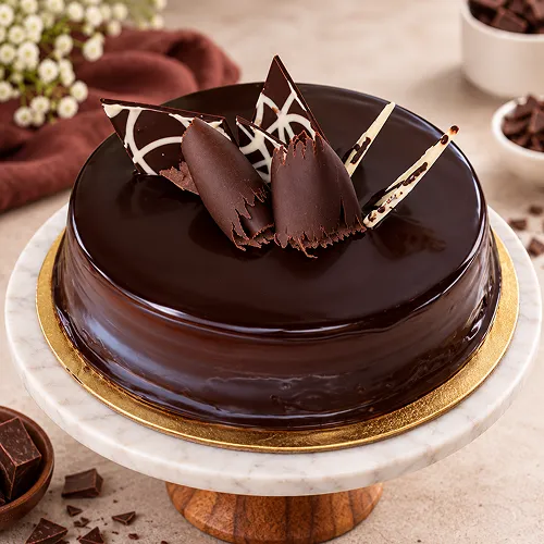 500 gm Eggless Chocolate Truffle Cake 500 gm Eggless Chocolate Truffle Cake