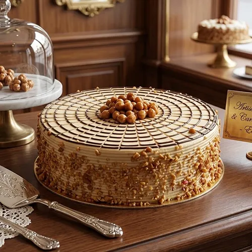 Eggless butterscotch cake Eggless butterscotch cake