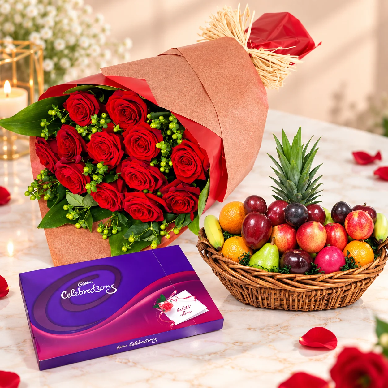 Always Adorable Flower Hamper Always Adorable Flower Hamper