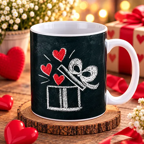 Birthday Wish Box Printed Ceramic Mug Birthday Wish Box Printed Ceramic Mug