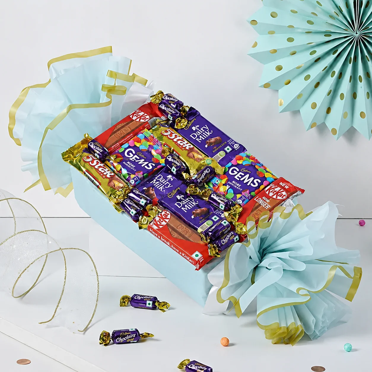 Blue Choco Treat Bouquet Blue Choco Treat Bouquet