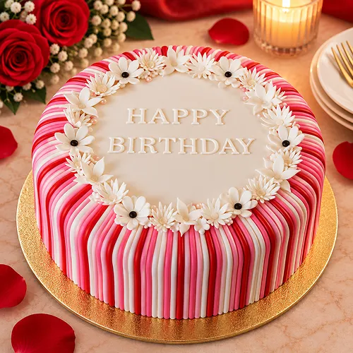 Candy Stripe Cake 2.5kg Candy Stripe Cake 2.5kg