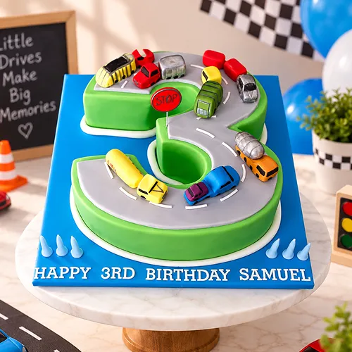 Cars Birthday Cake 2.5kg Cars Birthday Cake 2.5kg