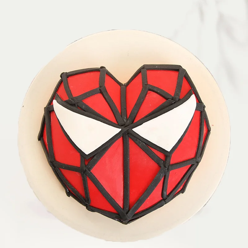 Choco Spidy Pinata Cake_B