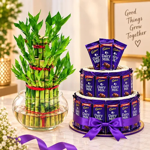 Chocolaty Delight with Lucky Bamboo