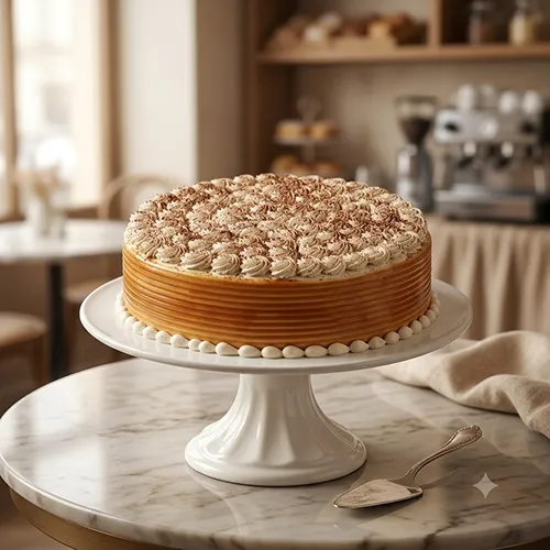 Coffee Swirl Cake Eggless