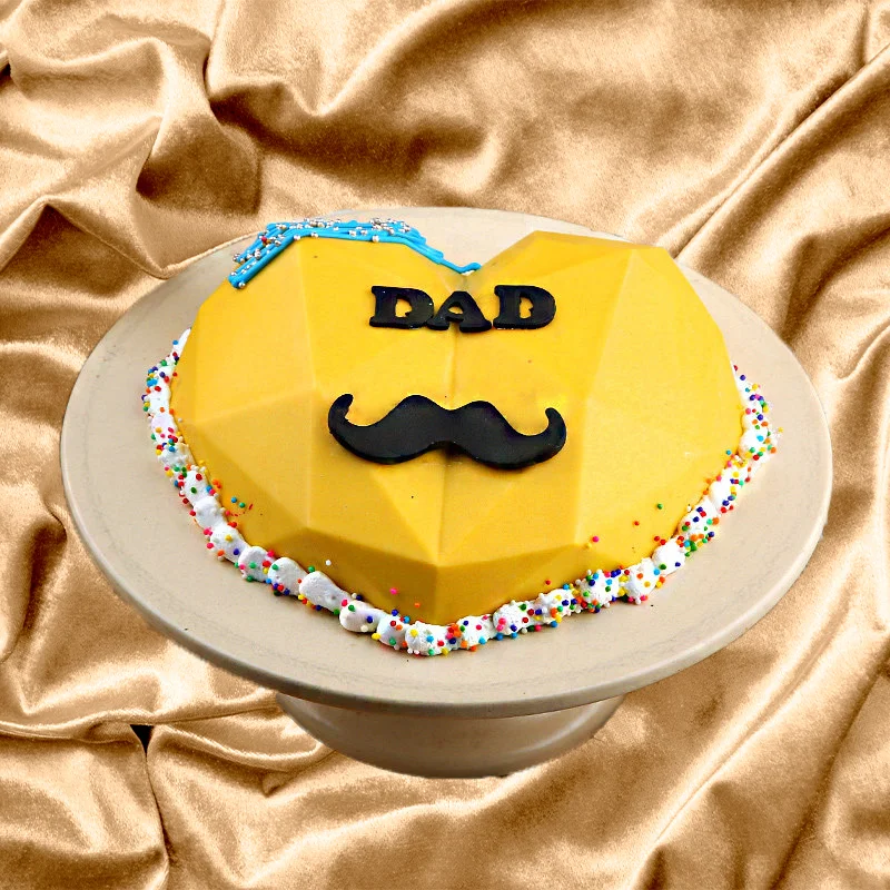 Dad Moustache Pinata Cake Dad Moustache Pinata Cake