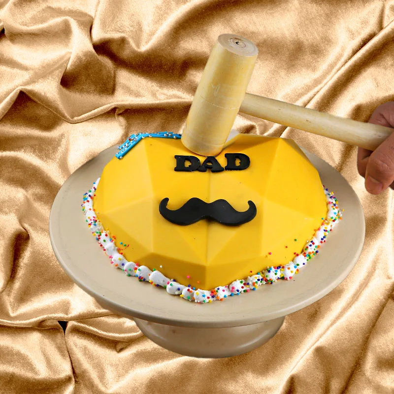 Dad Moustache Pinata Cake_B Dad Moustache Pinata Cake_B
