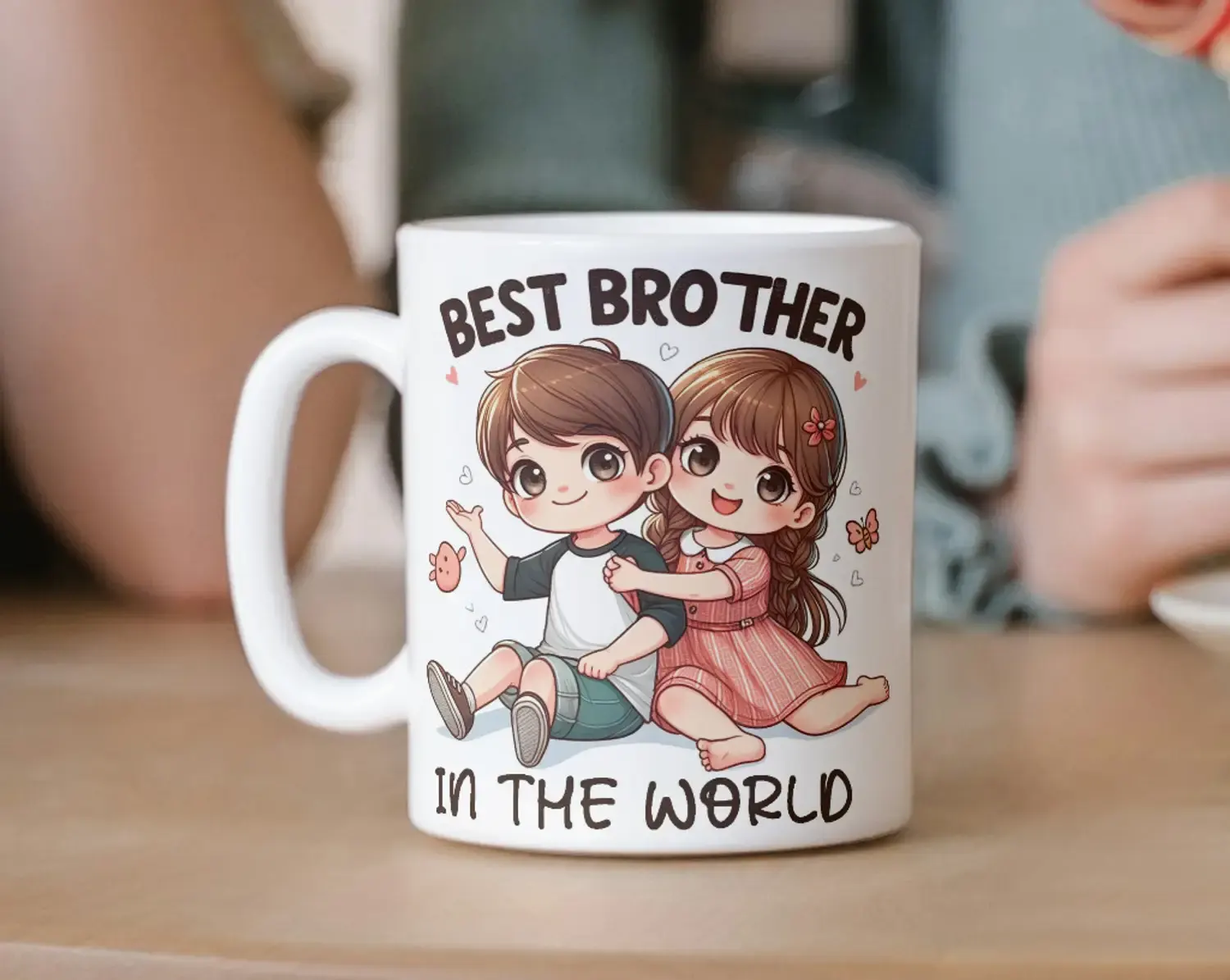 Designer Cute Rakhi for Brother with Printed Ceramic Mug Designer Cute Rakhi for Brother with Printed Ceramic Mug