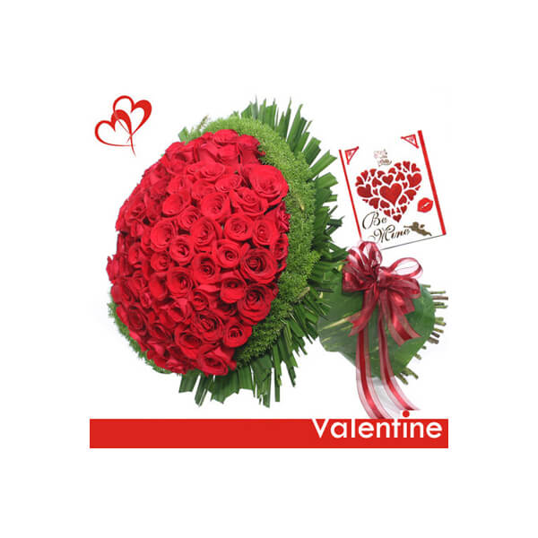 150 Red Roses Bunch