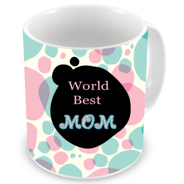 World's Best Mom Quote Printed Ceramic Coffee Mug