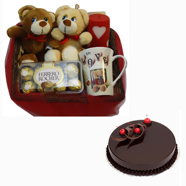 colorful love hamper