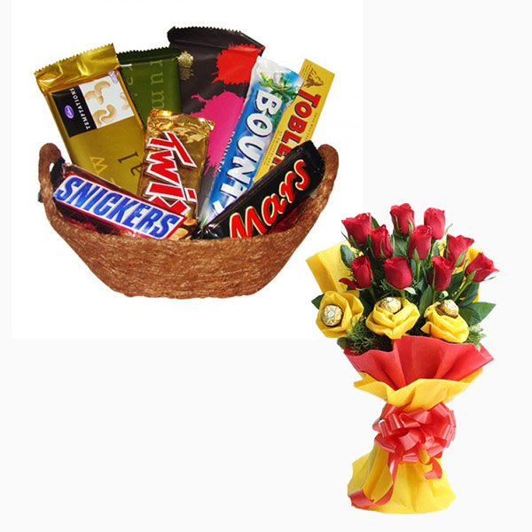 Chocolicious Roses Combo Chocolicious Roses Combo