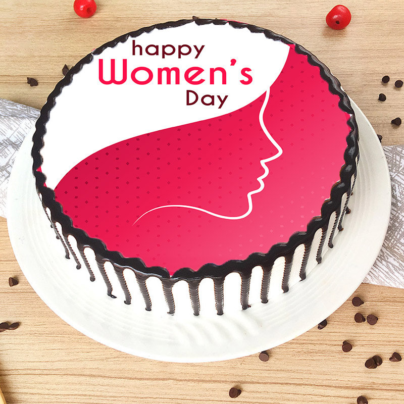 Womens Day Poster Cake