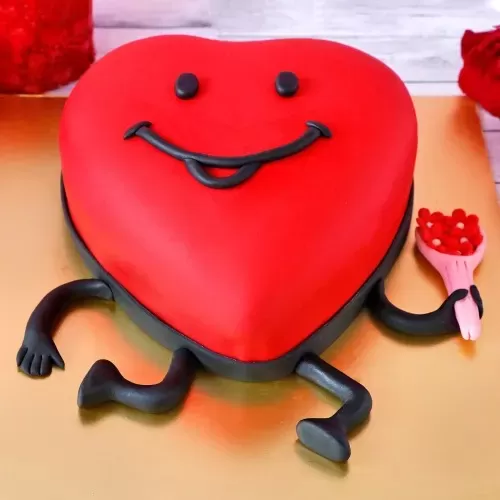 Love You Proposal Cake (Eggless) (1Kg)