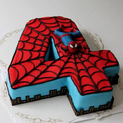 Spiderman Birthday Cake 3Kg Spiderman Birthday Cake 3Kg