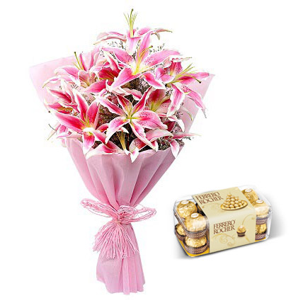 Luxurious Lillies Premium