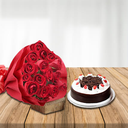 Black Forest and Flowers Deluxe Black Forest and Flowers Deluxe
