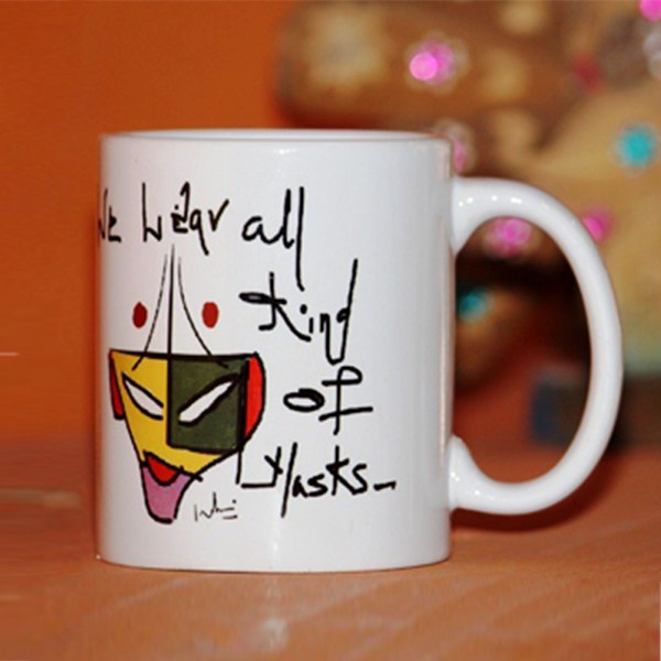 Coffee Mug With Block Print Box