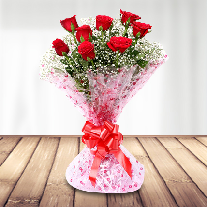 8 red roses for your Valentine
