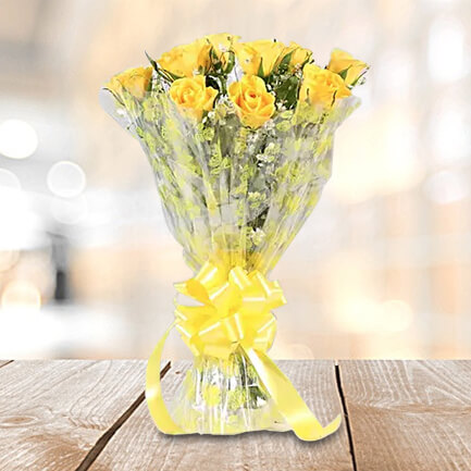 10 yellow roses for your Valentine
