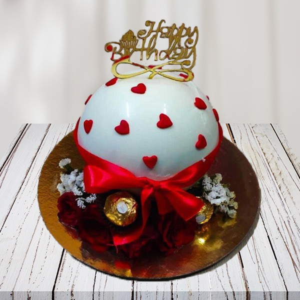 Lovey Dovey Pinata Cake