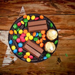 Round Choco Pinata Cake