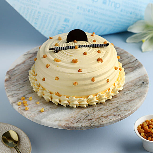 500 gm Butterscotch Cream Cake