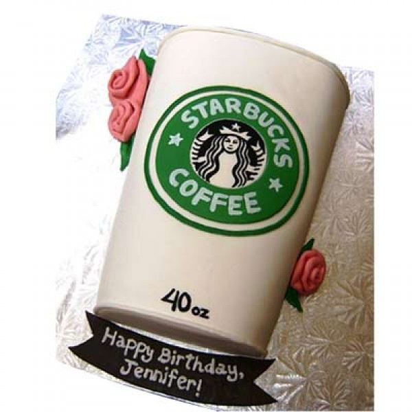 Flossy Starbucks Cake 3kg Flossy Starbucks Cake 3kg