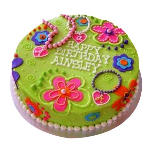 Green Girly Cake 2kg