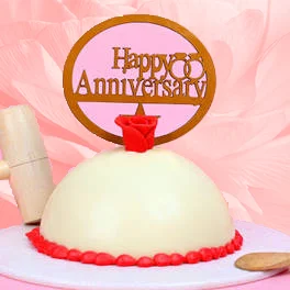 Happy Anniversary Blueberry Pinata Cake Happy Anniversary Blueberry Pinata Cake